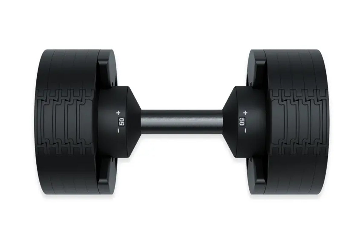 Matrix DB50 50lb Adjustable Dumbbells Set with Quick-Change Weight Plates for Home Gym, Strength Training & Full-Body Workouts - Perfect for Men & Women Fitness Enthusiasts