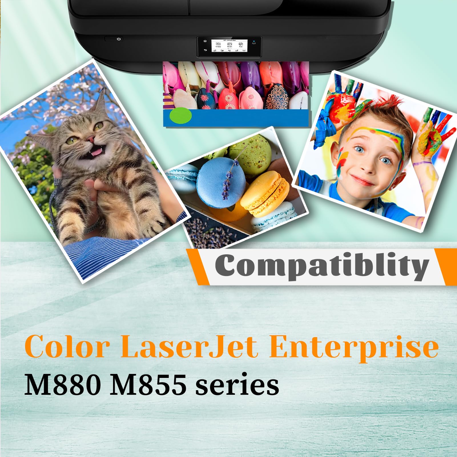 HP Color LaserJet Enterprise M880 M855 Drum Unit Replacement - Compatible with CF358A CF359A CF364A CF365A 828A (Magenta) - Ideal for Office Printing & High-Volume Color Documents