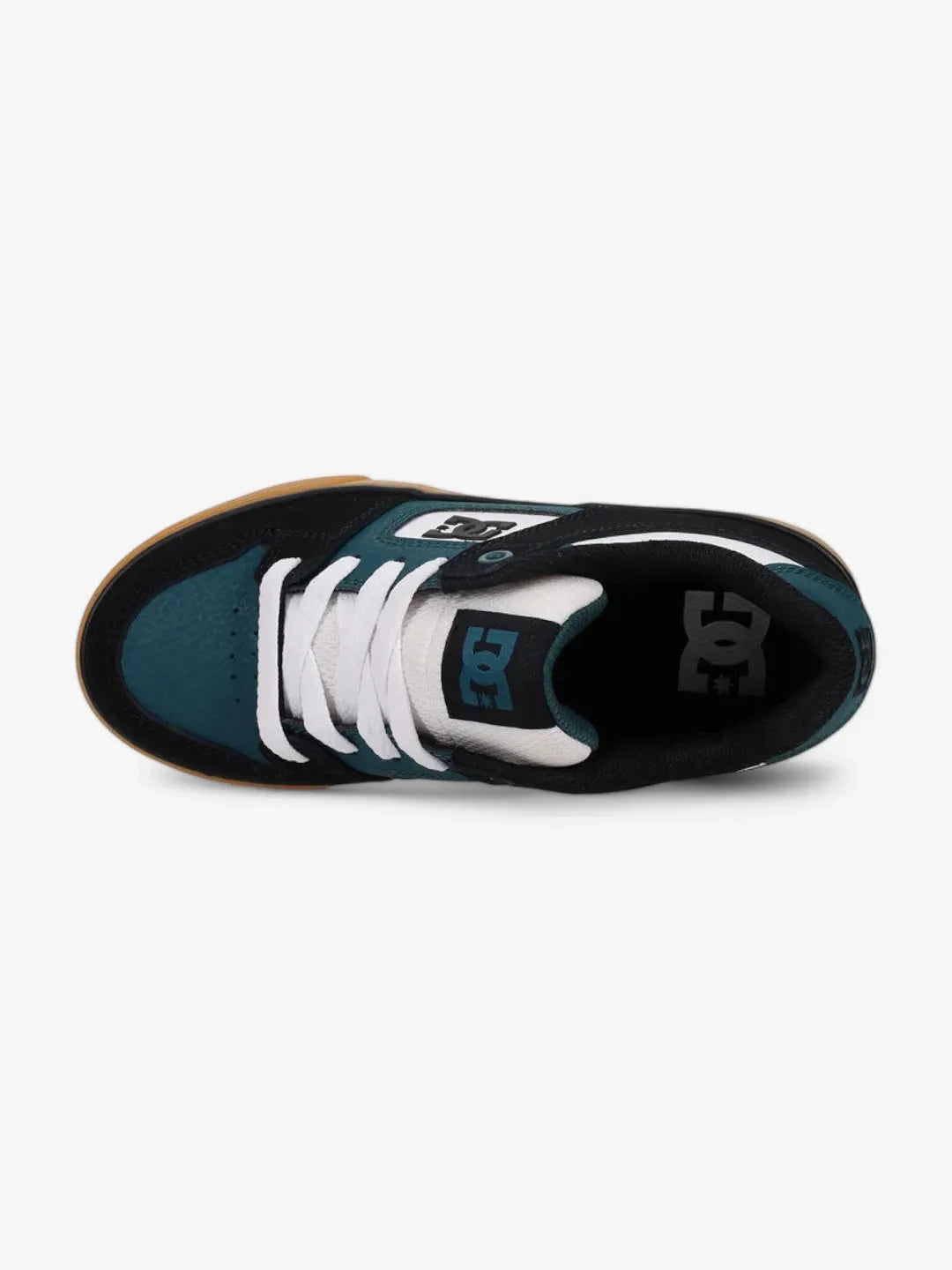 DC Kids Pure Sneakers - Black, White & Green | Stylish & Comfortable for Boys & Girls | Perfect for School, Sports & Casual Wear