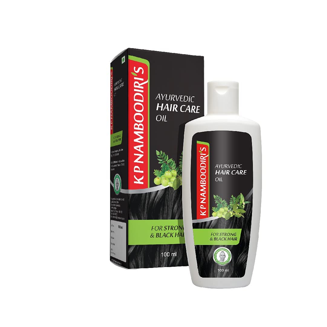 KP Namboodiri Ayurvedic Hair Care Oil 100ml & Chemparathi Thali 200ml - Natural Herbal Treatment for Hair Growth, Dandruff & Scalp Health - Perfect for Daily Hair Massage & Ayurvedic Hair Care Rituals