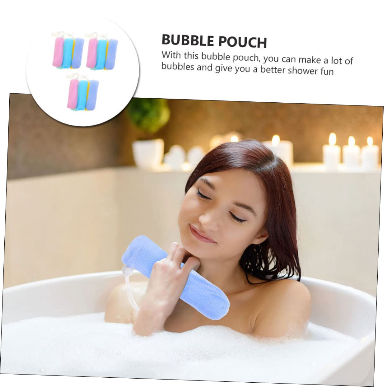 15-Piece Random Color Soap Pouch Set - Mesh Soap Storage Bags for Handmade Soap Making & Foaming - Perfect for Bath, Shower & Spa Experience - Enhance Bubbles & Skin Cleansing