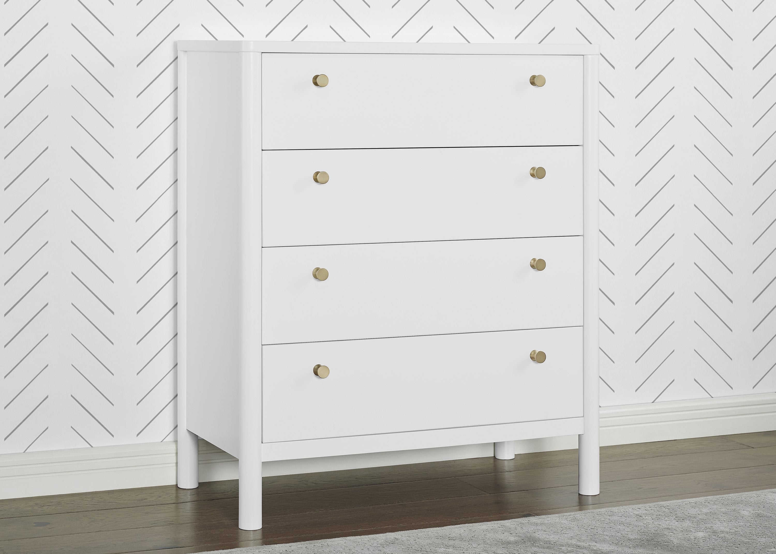 Remy 4 Drawer Chest - Solid Wood Dresser for Bedroom Storage & Organization | Perfect for Bedroom, Nursery, or Closet Organization