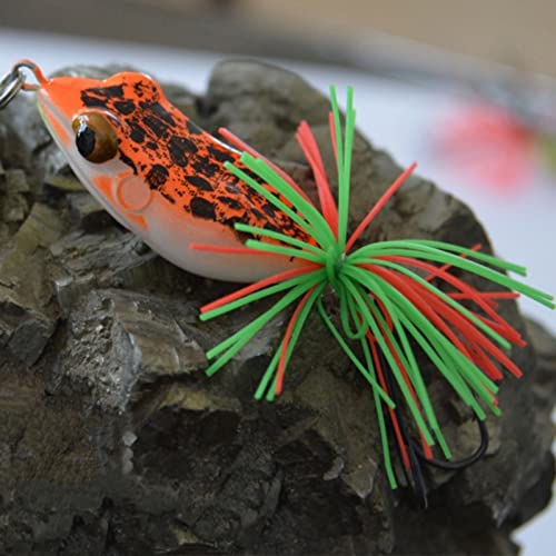 **Top-Rated Artificial Frog Bait with Propeller - 135mm 9g Sinking Snake Head Fishing Lure (Color: D) - Perfect for Bass, Pike & Freshwater Fishing**
