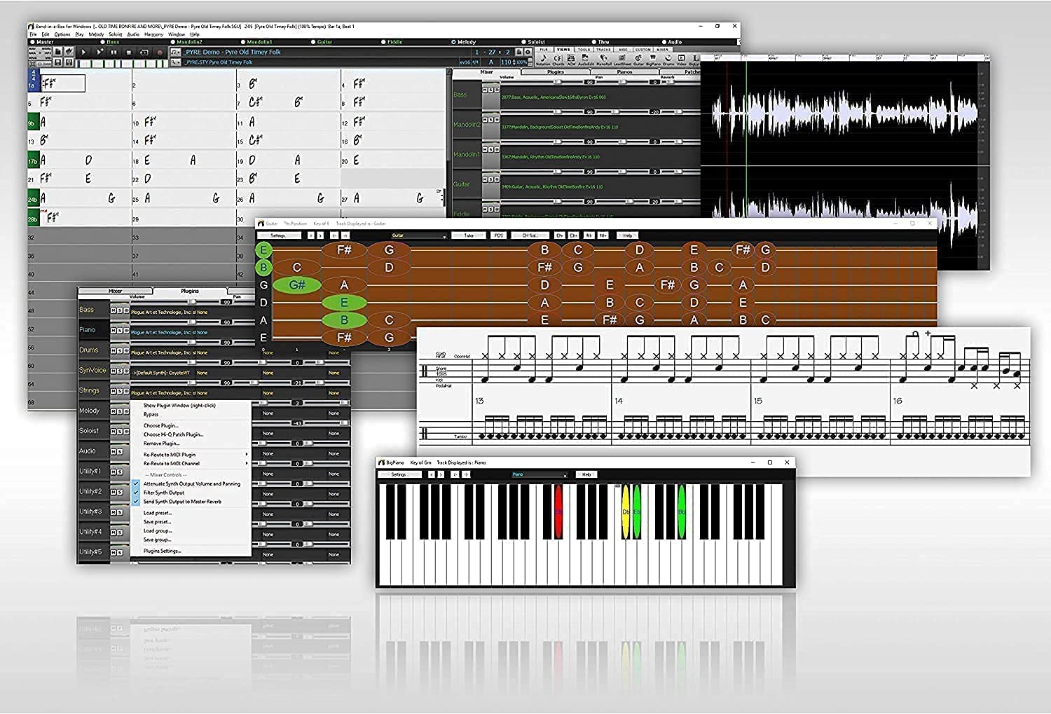 Band-in-a-Box 2024 MegaPAK for Windows - Professional Music Accompaniment Software with FREE 2025 Upgrade | Create, Compose & Perform Music Easily