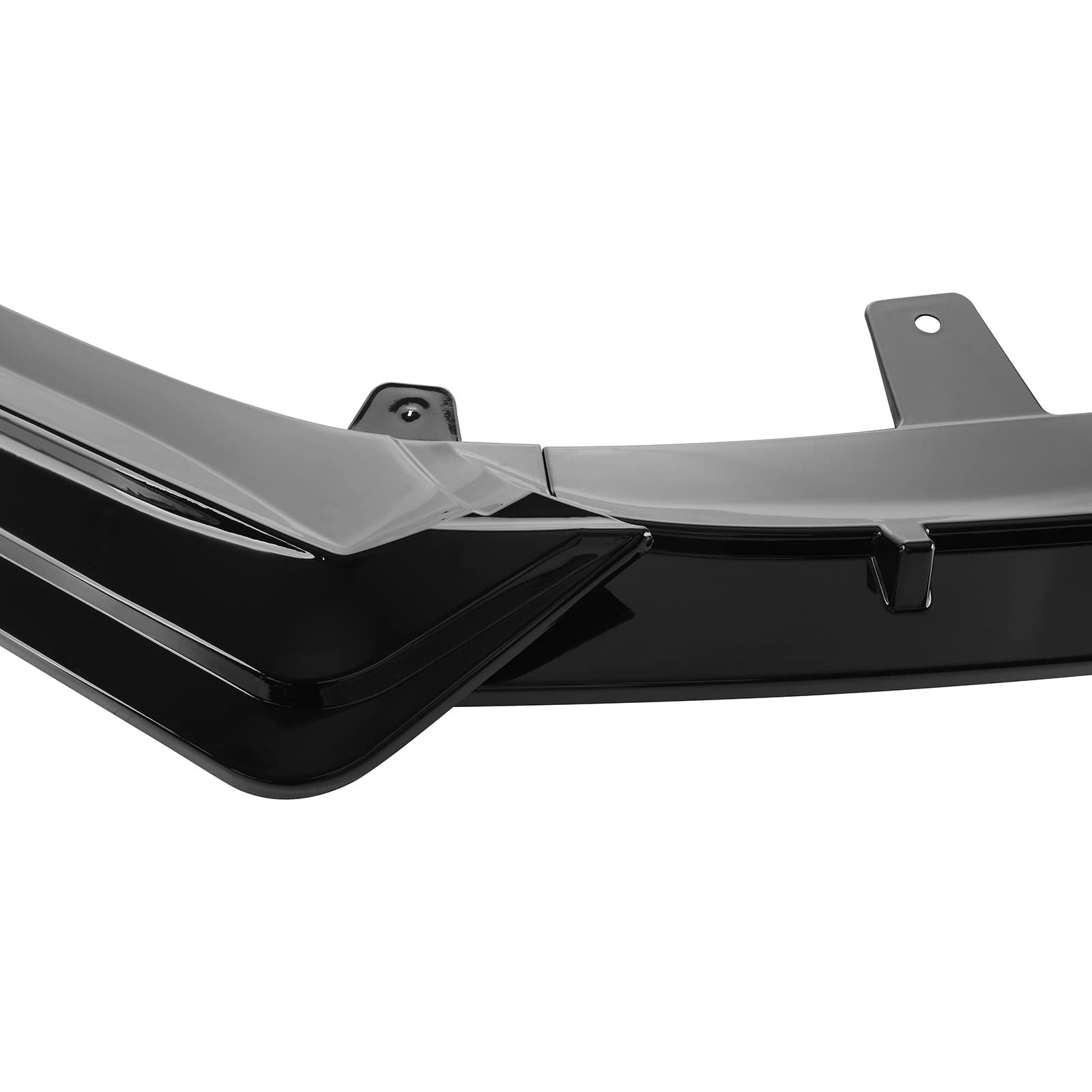 MotorFansClub 3-Piece Front Bumper Lip Splitter for Honda Accord 2021-2022 | Glossy Black Bumper Spoiler | Enhances Aerodynamics & Sporty Look | Perfect for Car Enthusiasts & Street Racing