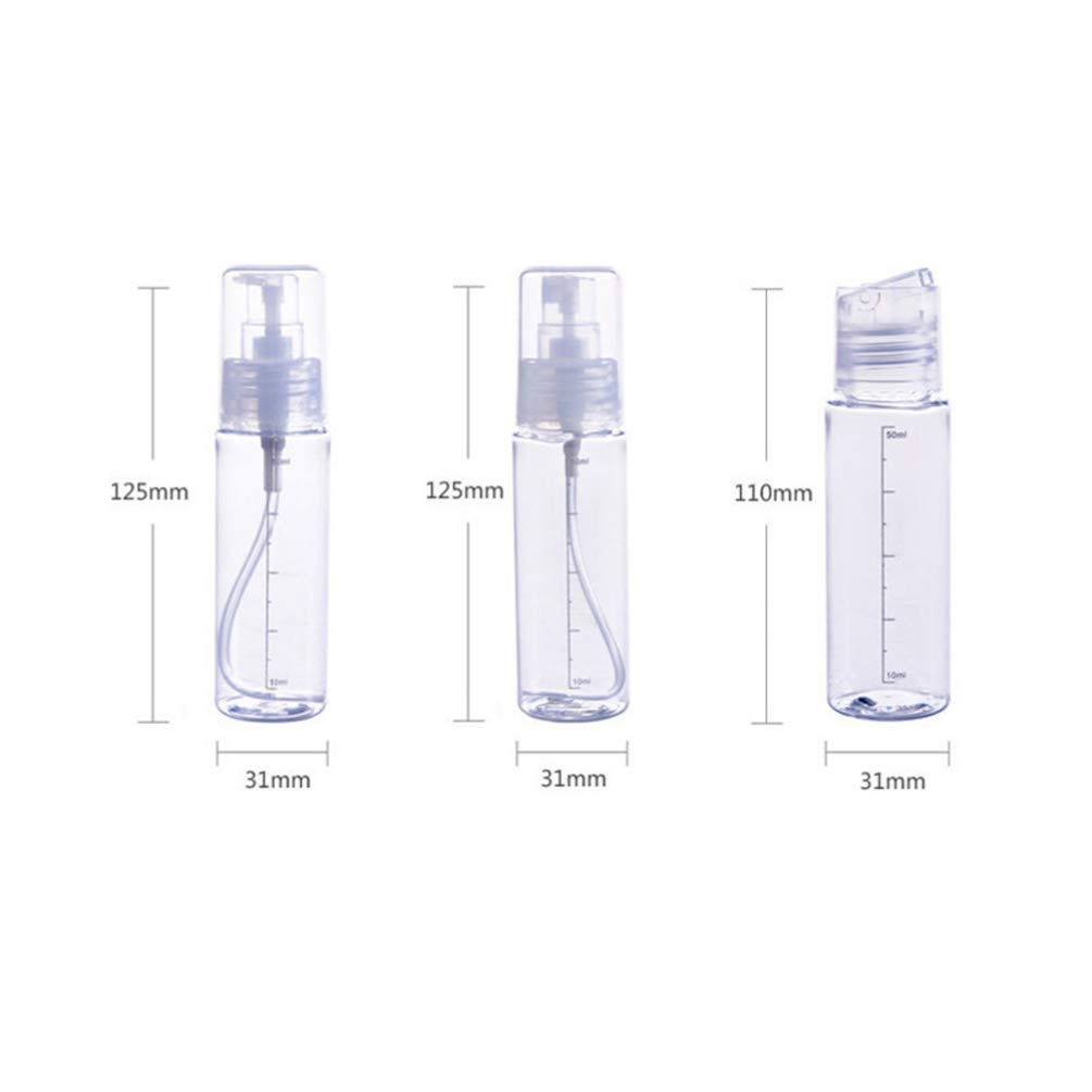 TOPBATHY 11-Piece Travel Bottles Set - Leakproof Refillable Containers for Shampoo, Conditioner, Lotion & Body Wash | TSA Approved Toiletries for Air Travel, Gym & Vacation Essentials