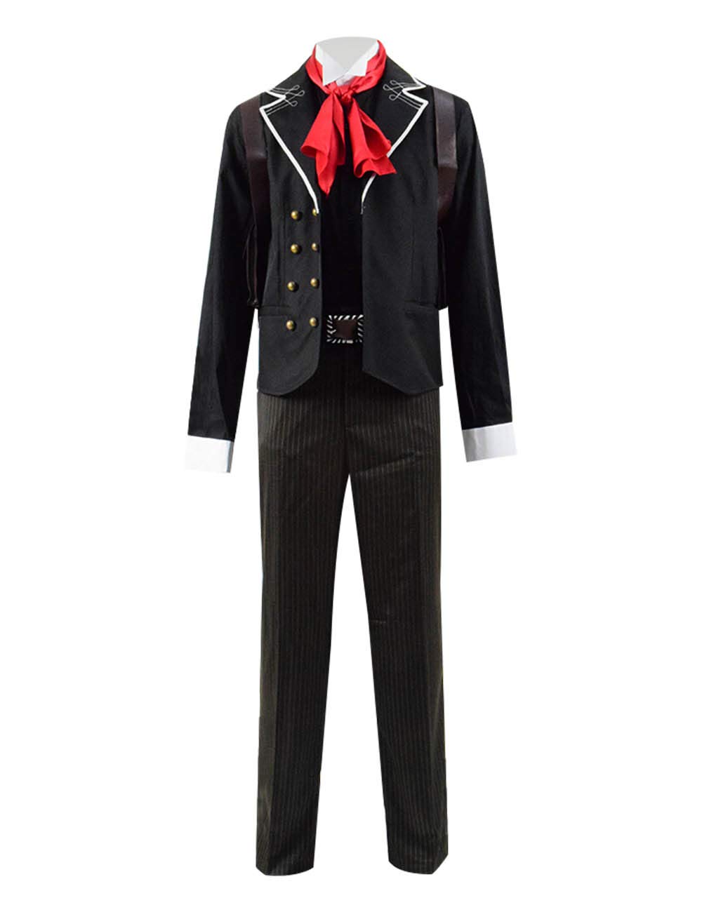 Bio Infinite Booker Steam Punk Costume for Men - Halloween Cosplay Outfit (US Size L) | Perfect for Halloween Parties, Comic Con & Cosplay Events