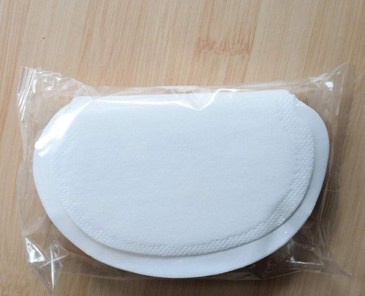 WHITE Underarm Sweat Pads [100pcs/50pairs] - Disposable Cotton Pads for Excessive Sweating Protection, Keep Armpits Fresh & Prevent Shirt Stains | Ideal for Workouts, Office Wear & Hot Weather