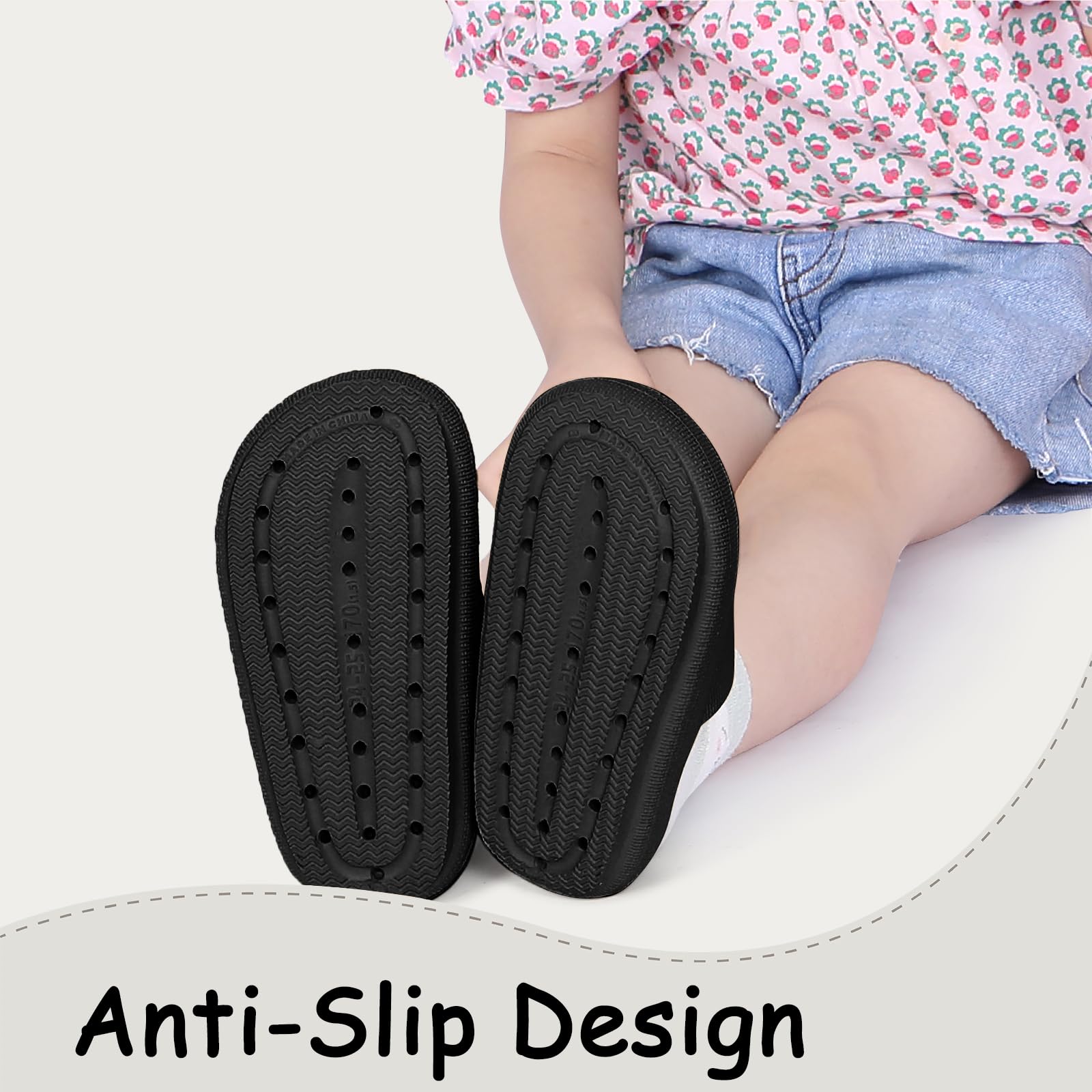 **Kids Cloud Slides - Soft Pillow Slippers for Boys & Girls | Non-Slip Shower Sandals with Thick Sole | Perfect for Beach, Pool & Bathroom (Summer Comfort)**