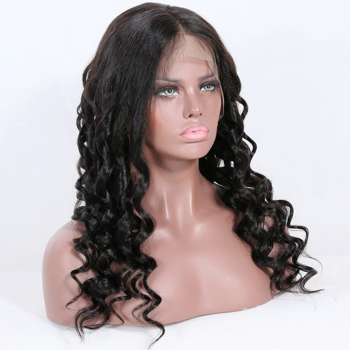 Premier 360 Lace Front Wigs Human Hair - Bouncy Body Wave Brazilian Remy Human Hair Wigs for Black Women | Pre-Plucked with Baby Hair, 150% Density, 14 Inches Natural Color | Perfect for Daily Wear, Parties, and Special Occasions