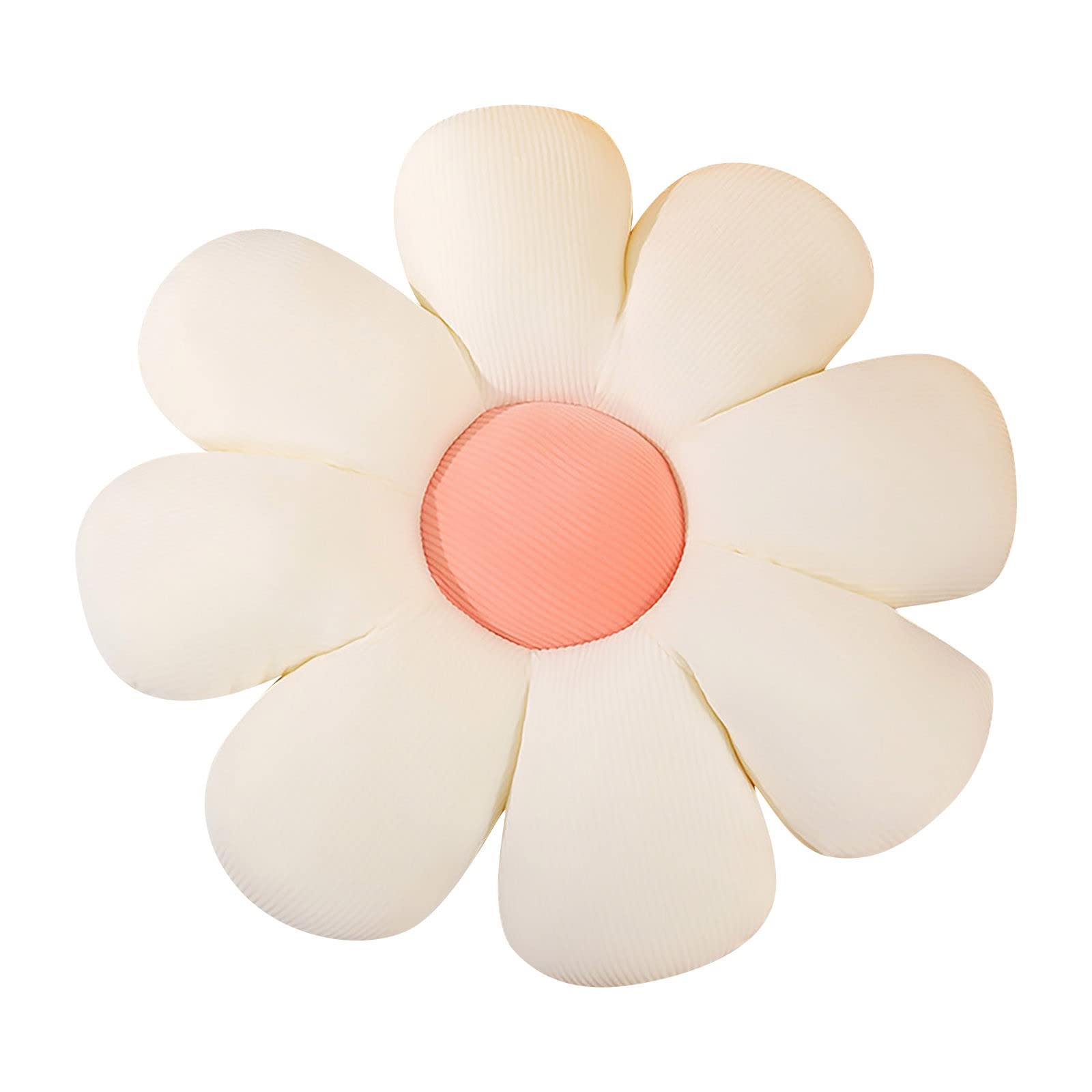 Soft Plush Floor Pillow for Bedroom & Living Room - Cute Flower Butt Cushion Seat for Adults & Kids - Comfortable Throw Pillow for Sitting, Lounging & Home Decor