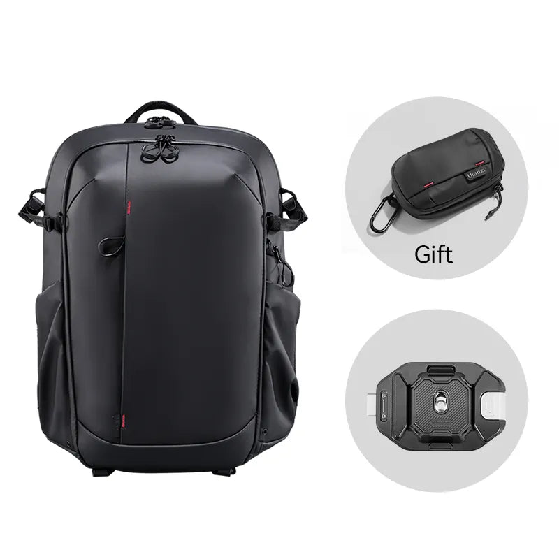 Ulanzi BP09 22L DSLR Camera Backpack - Waterproof Photography Bag for Travel & Hiking with Laptop Compartment (Model B011GBB1) - Perfect for Outdoor Adventures, Photo Shoots & Daily Commute