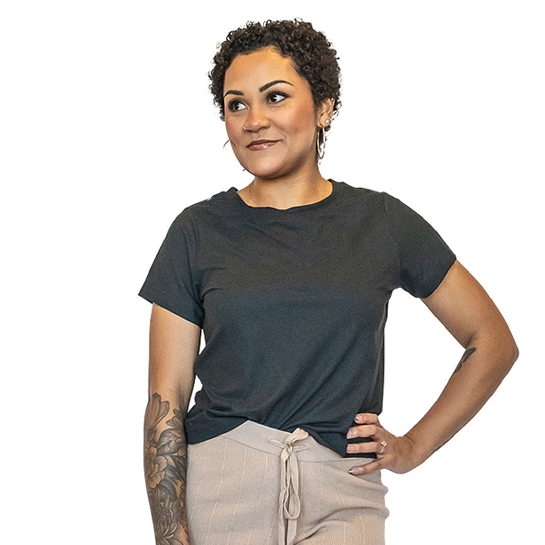 Trendy Boxy Crop T-Shirt for Women - Casual Short Sleeve Oversized Tee | Perfect for Streetwear, Summer Outfits & Layering Looks