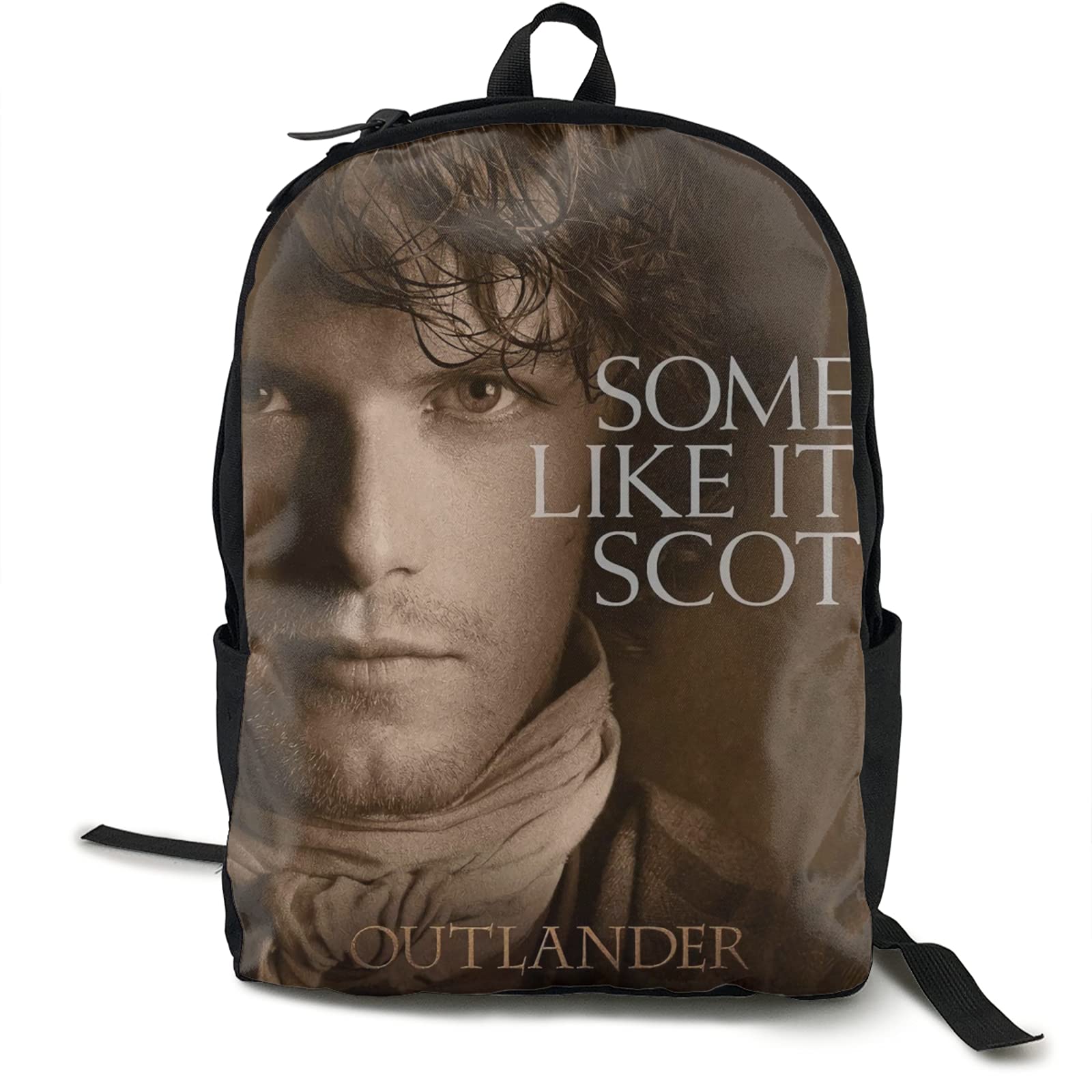 Jamie Fraser Outlander Backpack - Durable Laptop Backpack for College, School & Travel - Waterproof Book Bag for Men, Women, Boys & Girls - Perfect for Work, Commuting & Outdoor Adventures