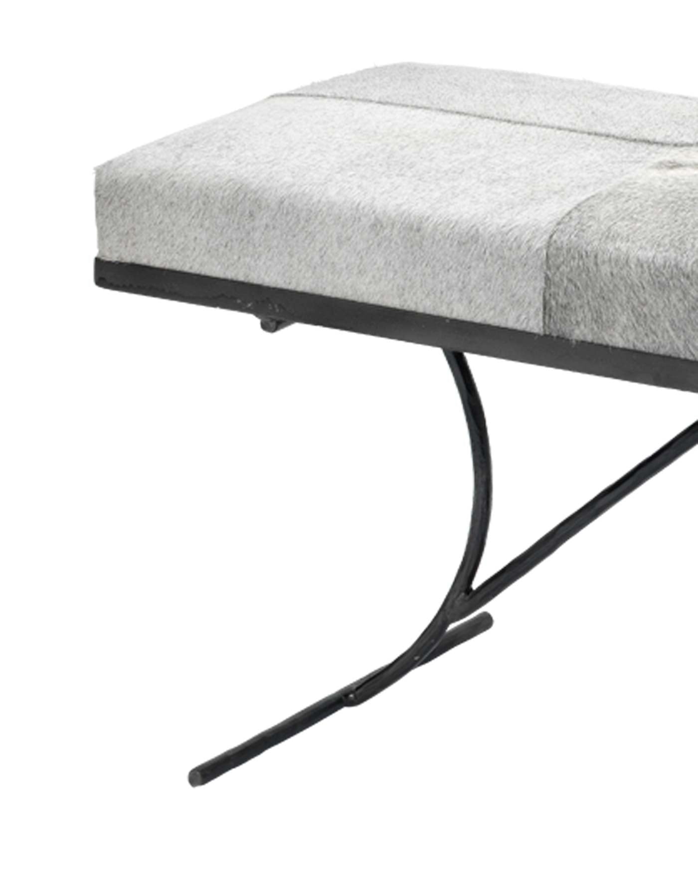 Kai Bench in Grey - Modern Wooden Bench for Living Room, Bedroom, or Entryway - Perfect for Home Decor and Seating