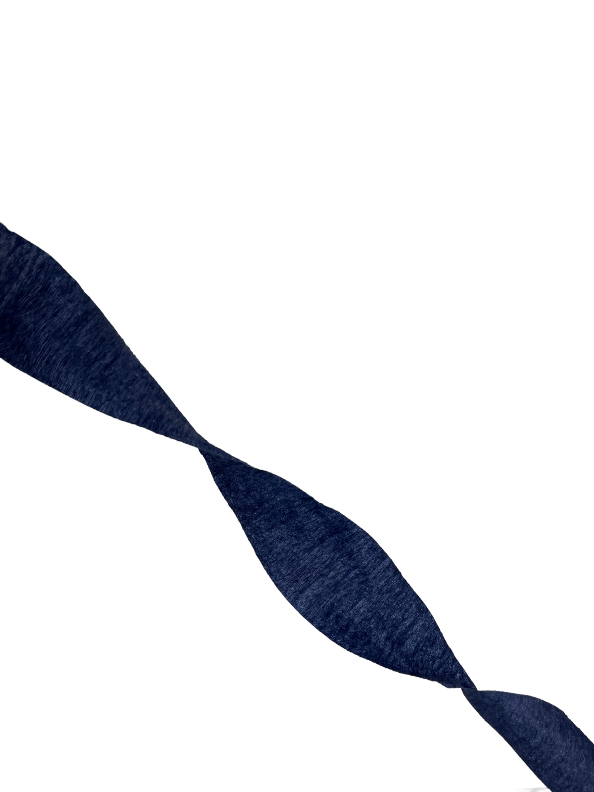 Premium Navy Blue Crepe Paper Streamers - 2 Pack (145 Feet Total) | USA Made | Perfect for Birthday Parties, Baby Showers & Wedding Decorations