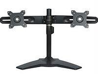 Planar Dual Monitor Stand - Adjustable TAA Compliant Mount for 15 to 24 Inch Screens - Perfect for Home Office, Gaming & Workspace Setup