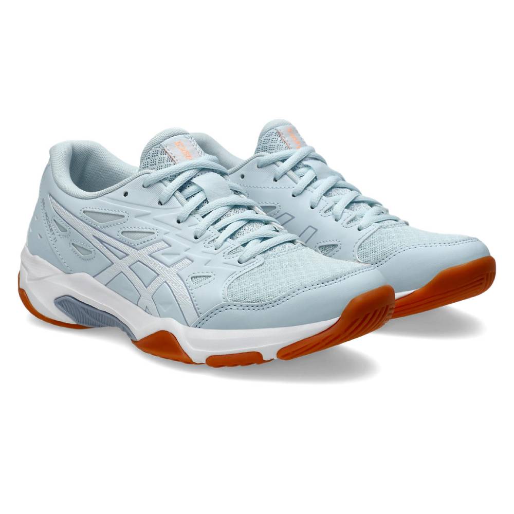 ASICS Gel Rocket 11 Women's Volleyball Shoes - Lightweight Indoor Court Sneakers for Badminton, Squash & Gym Training (Cool Grey/White) - Perfect for Sports & Fitness Activities