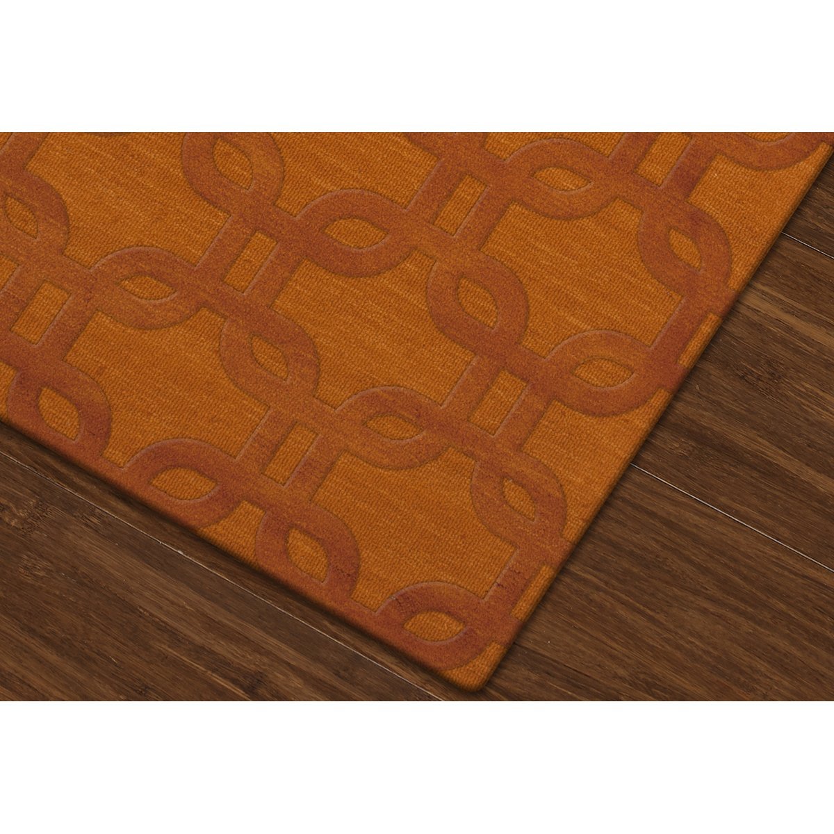 Dalyn Rugs Dover DV7 4' x 6' Orange Area Rug - Soft & Durable for Living Room, Bedroom, or Office Decor