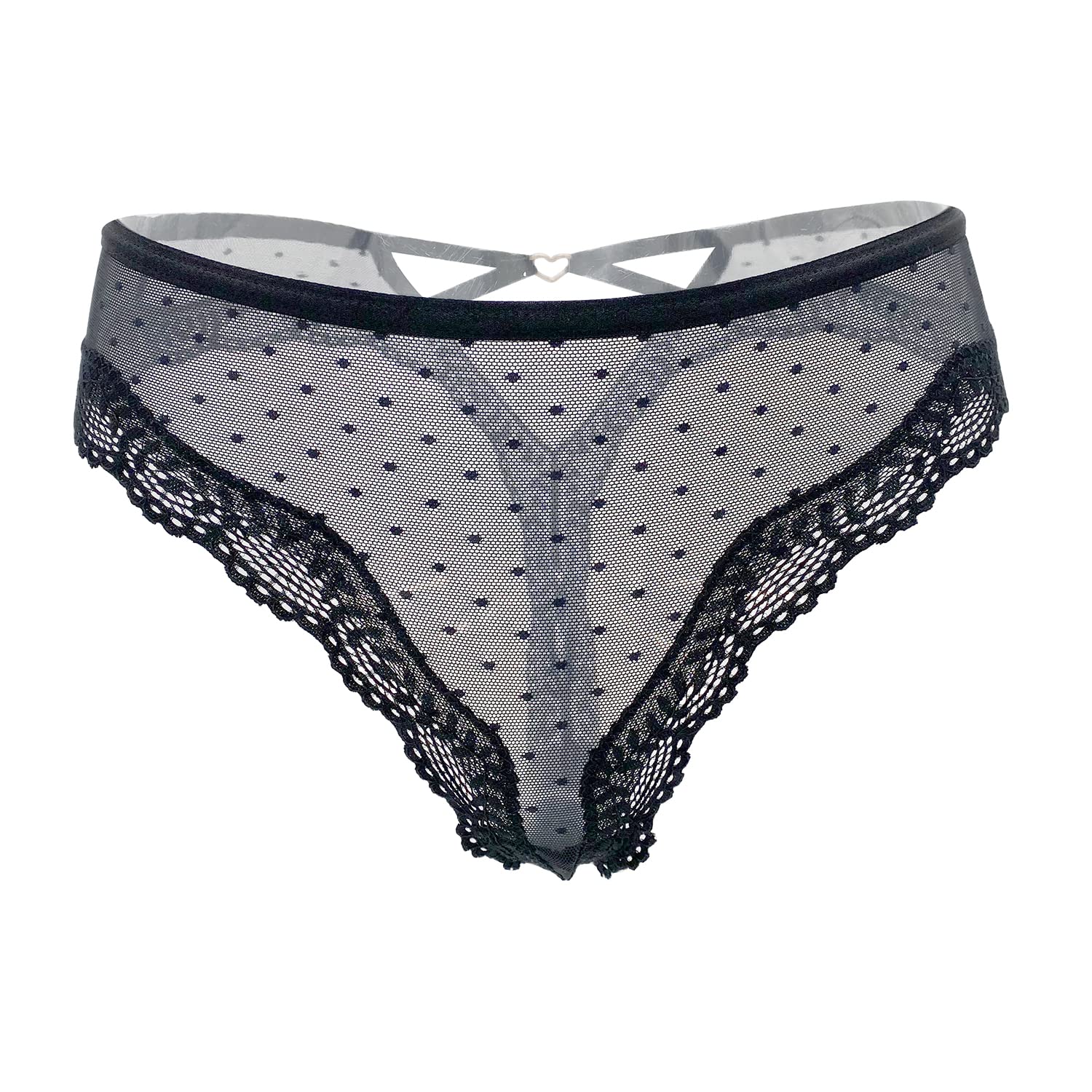 Sexy Floral Mesh Thongs for Women - Comfortable Lingerie Underwear for Date Night & Special Occasions