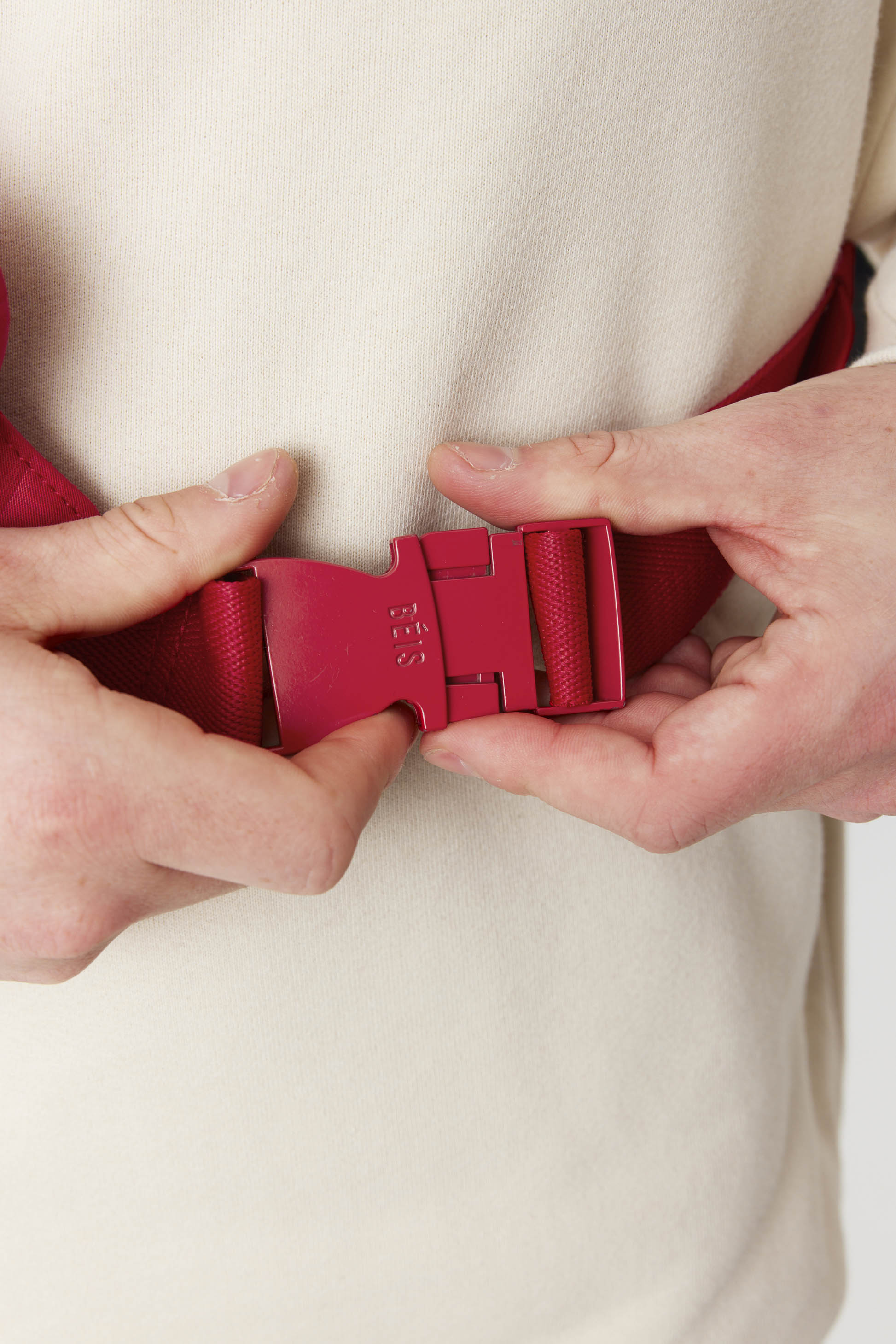 Text Me Red Belt Bag - Stylish & Functional Waist Pack for Travel, Running, and Everyday Use