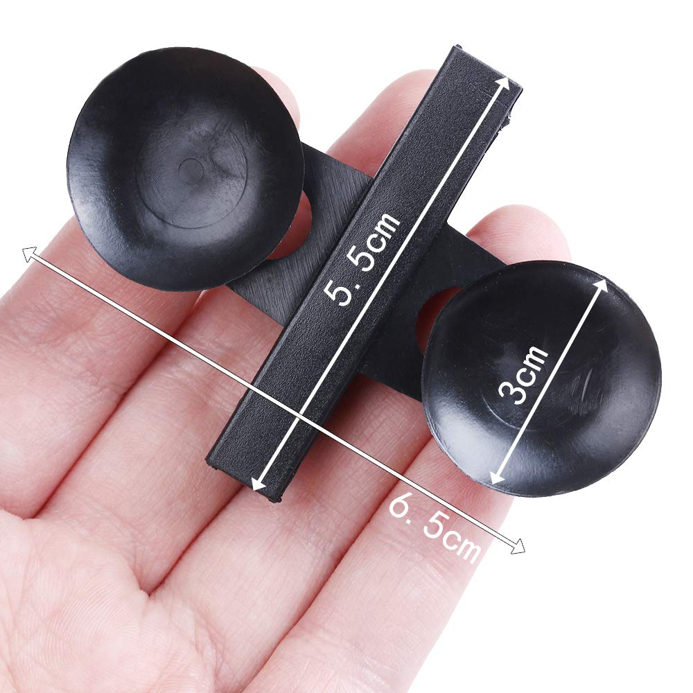 4 Pcs Black Aquarium Divider Tray - Plastic Grid for Fish Tank Filter & Light Diffuser - Perfect for Tank Separation & Organization