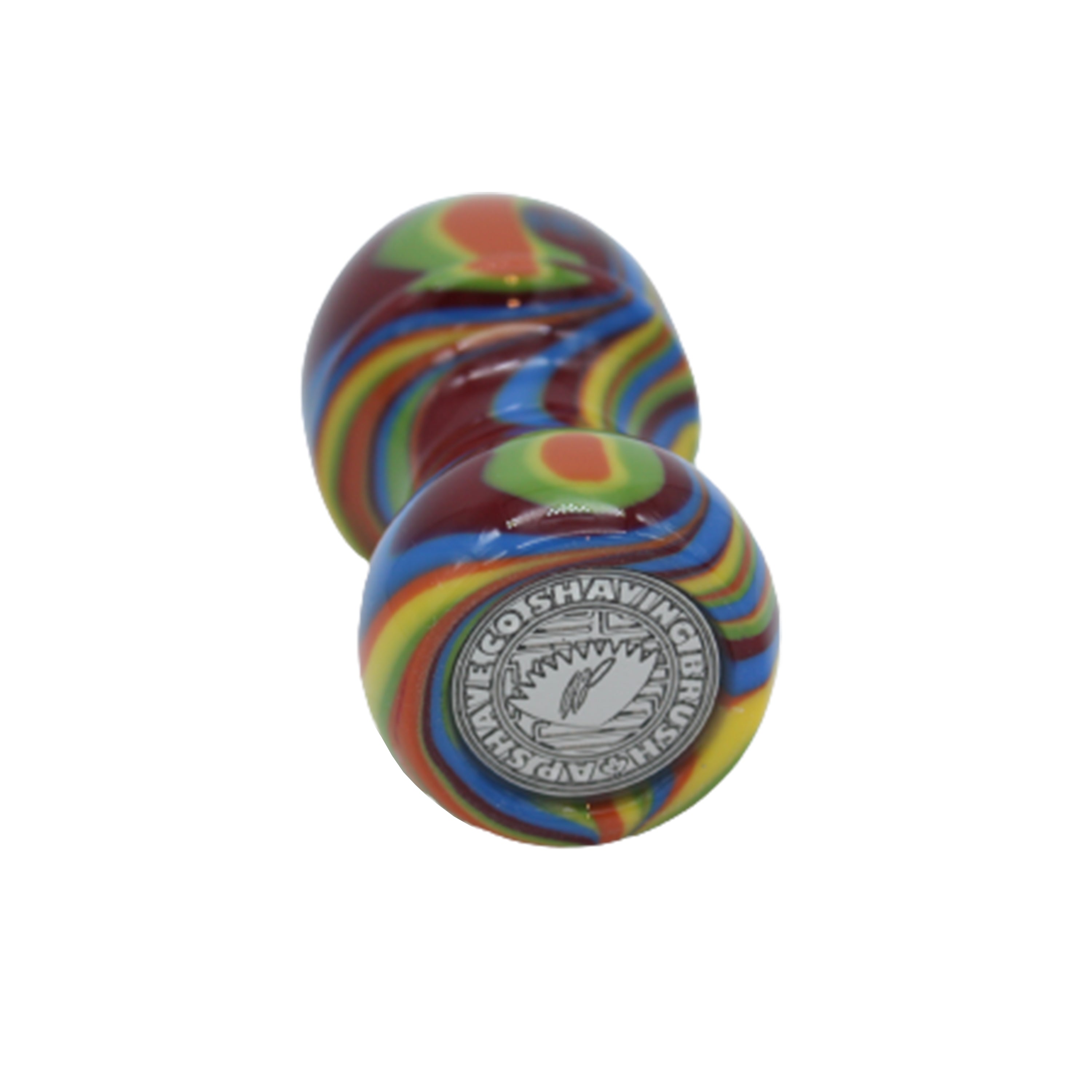 Premium Handcrafted Disco Shaving Brush Handle - Fits 28mm & 30mm Knots - Perfect for Wet Shaving & Grooming Gifts for Men