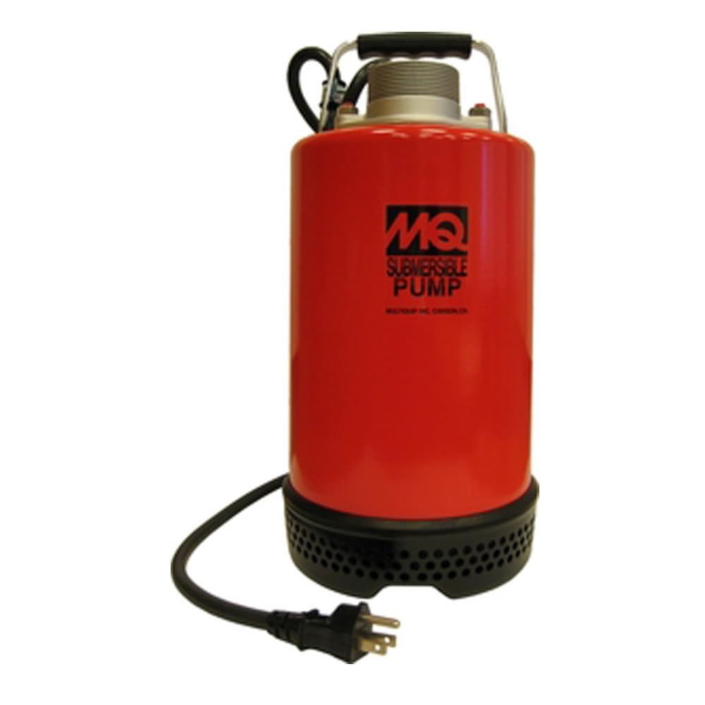 MultiQuip ST2047 Electric Submersible Water Pump - 1/2 HP, 115V, 10 GPM - Perfect for Basement Flooding, Pool Draining & Construction Site Dewatering