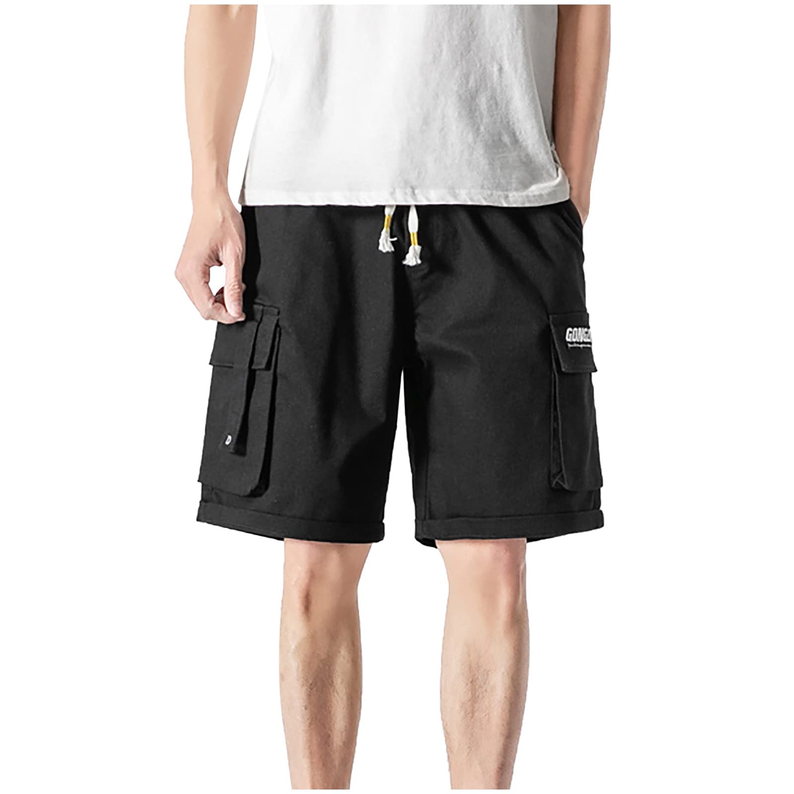2022 Men's Classic Twill Relaxed Fit Cargo Shorts - Stretch Jogger Work Pants for Safety & Combat | Perfect for Outdoor Work, Hiking & Casual Wear