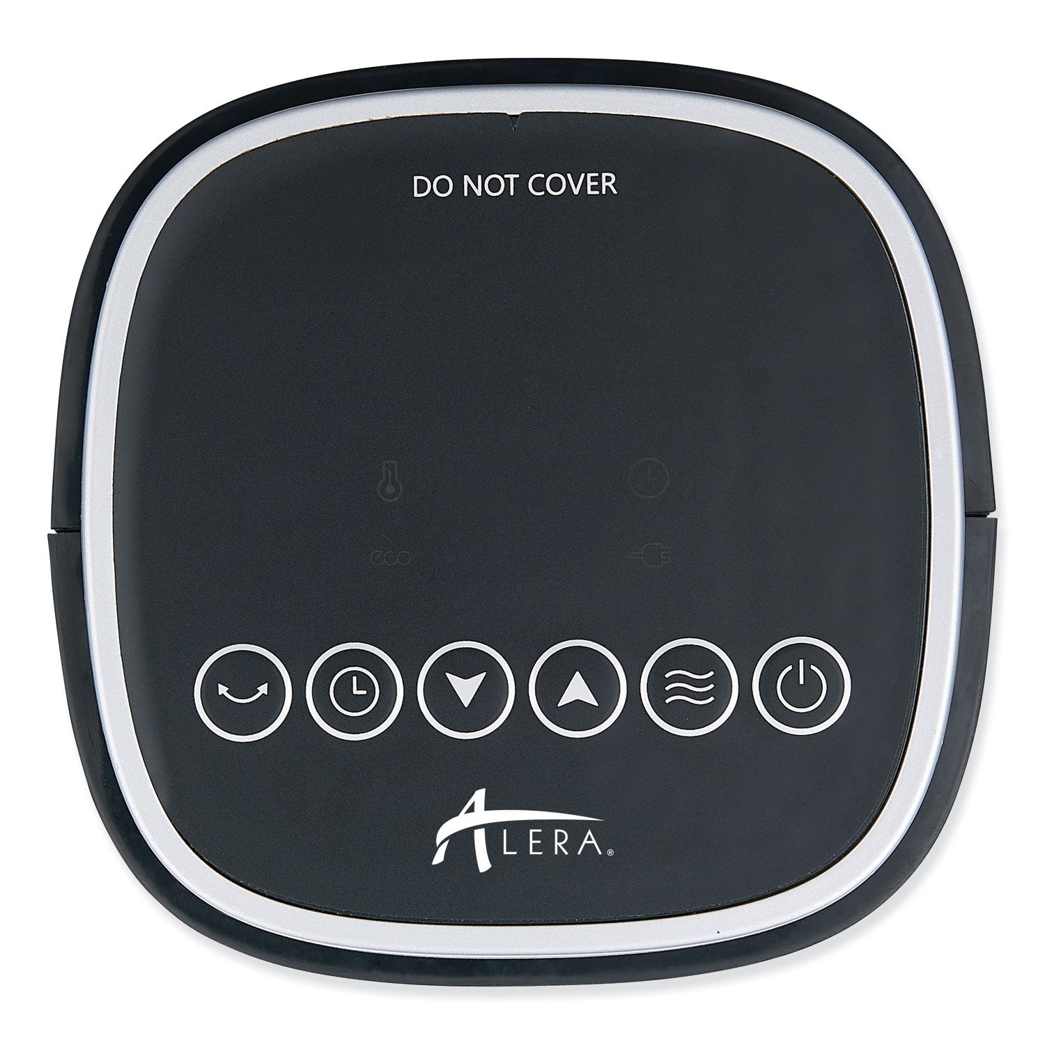Alera® 1500W Ceramic Space Heater with Remote Control, 7.17 x 7.17 x 22.95 Inches, Black - Perfect for Bedroom, Office & Home Use