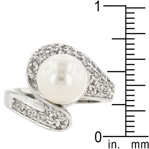Triton Pearl Ring - Elegant Sterling Silver Pearl Jewelry for Women | Perfect for Weddings, Parties & Special Occasions