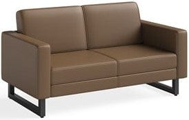 Safco Lounge Settee - Modern Sofa Bench Without Legs [1731] | Perfect for Living Room, Office Waiting Area & Commercial Spaces