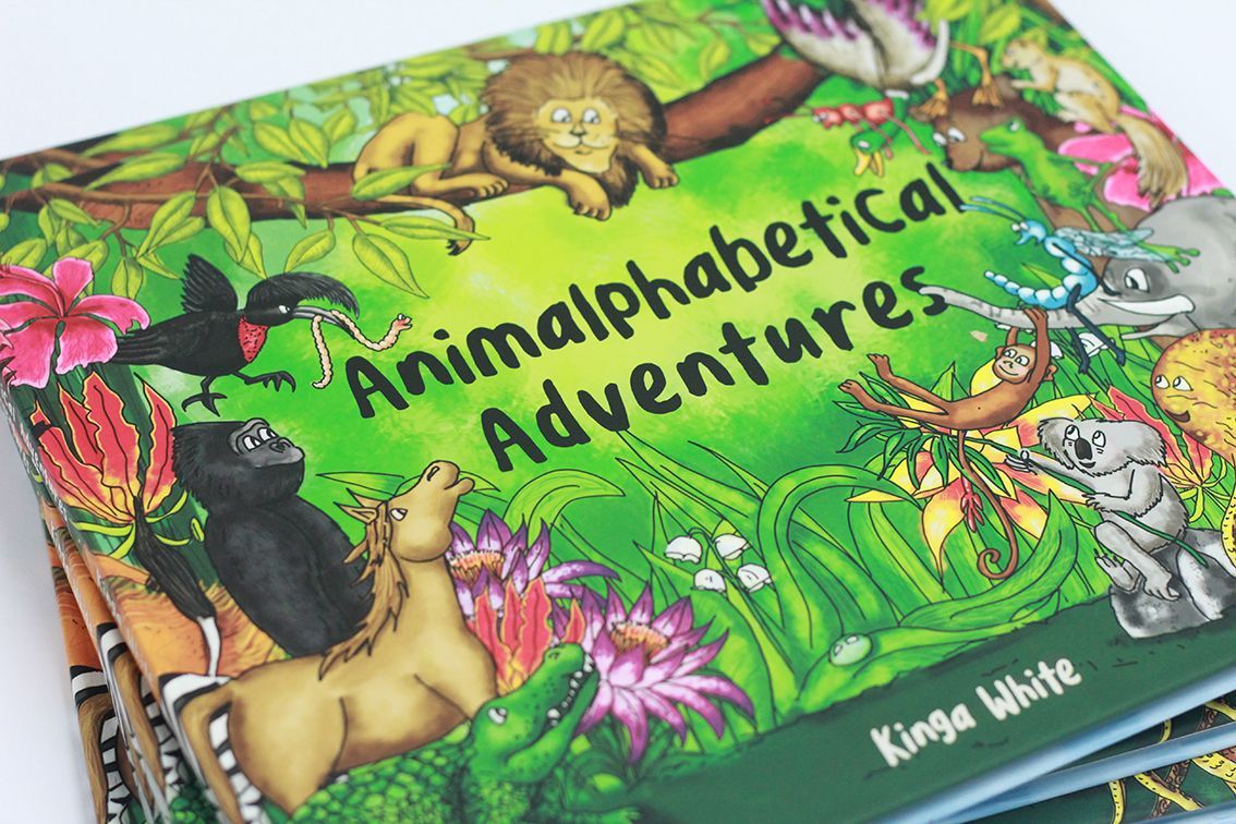 Animalphabetical Adventures: Preschool Language Learning Book by Kinga White – Hardback for Kids Ages 5-7 | Fun ABC & Animal Education for Classroom & Home Reading