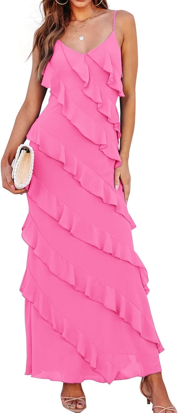 Elegant Women's Summer Sling Midi Dress - Ruched Bodycon, Backless, Solid Color Cocktail Party Dress for Night Out, Date Night, Club Wear & Special Occasions