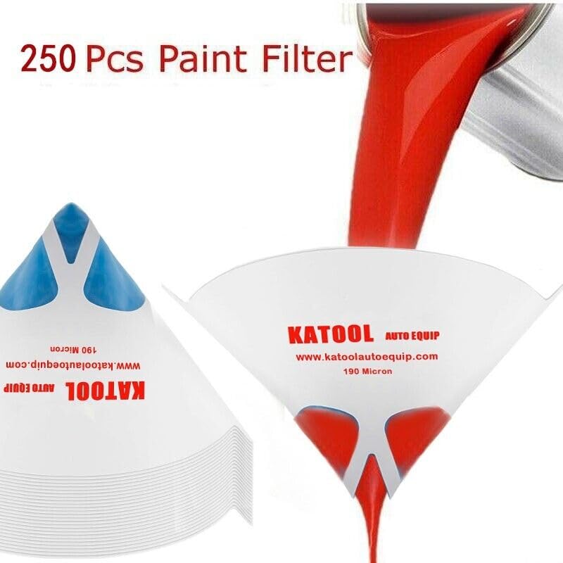 Premium Nylon Mesh Fine Strainers - 250 Pack for Paint Filtering, Coffee Brewing & Liquid Purification | Durable Cone Cups for Home, Kitchen & Art Projects