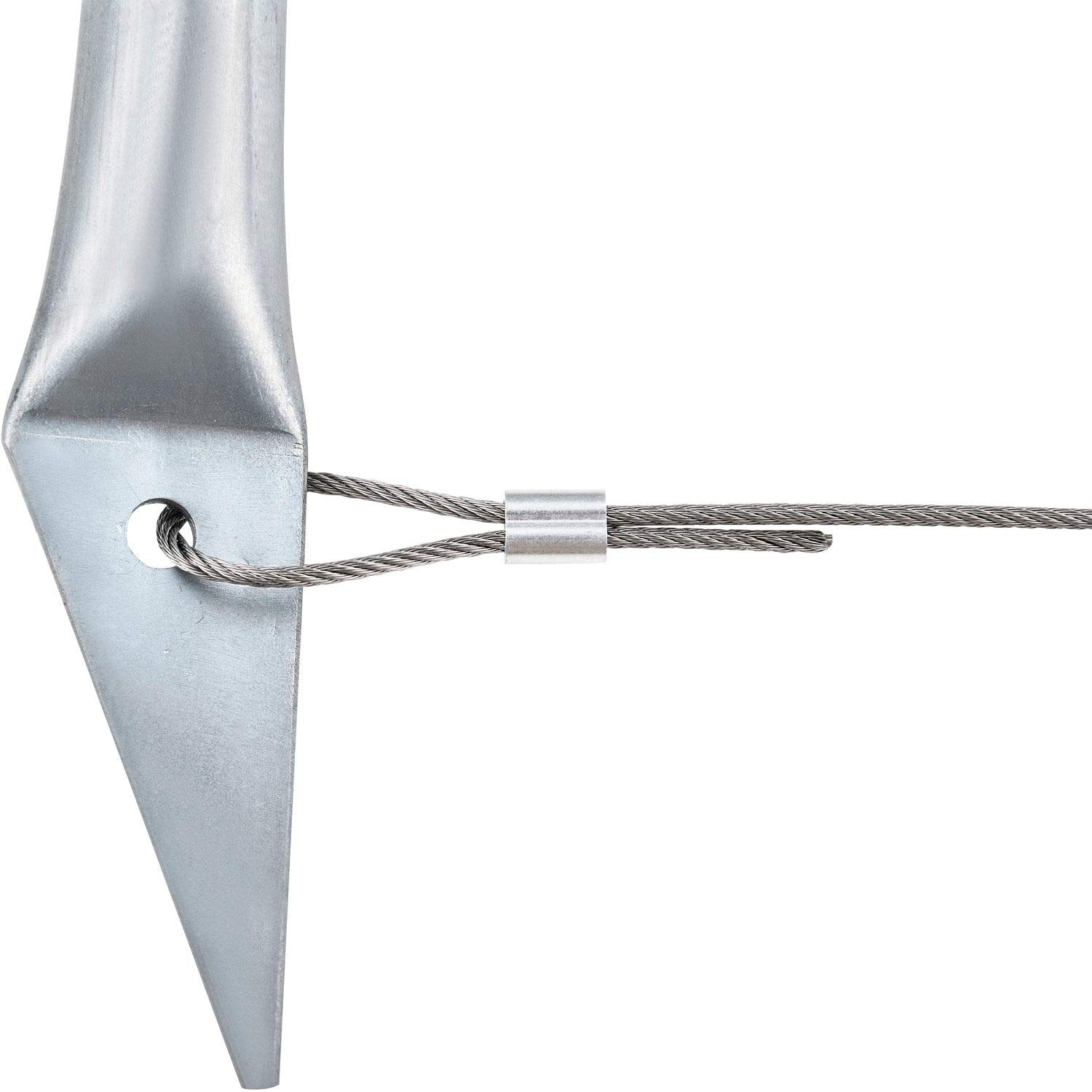 Heavy Duty In-Ground Anchor Kit for Grass - Secure Outdoor Equipment, Trampolines & Play Sets - Weather-Resistant Steel Construction for Long-Lasting Use