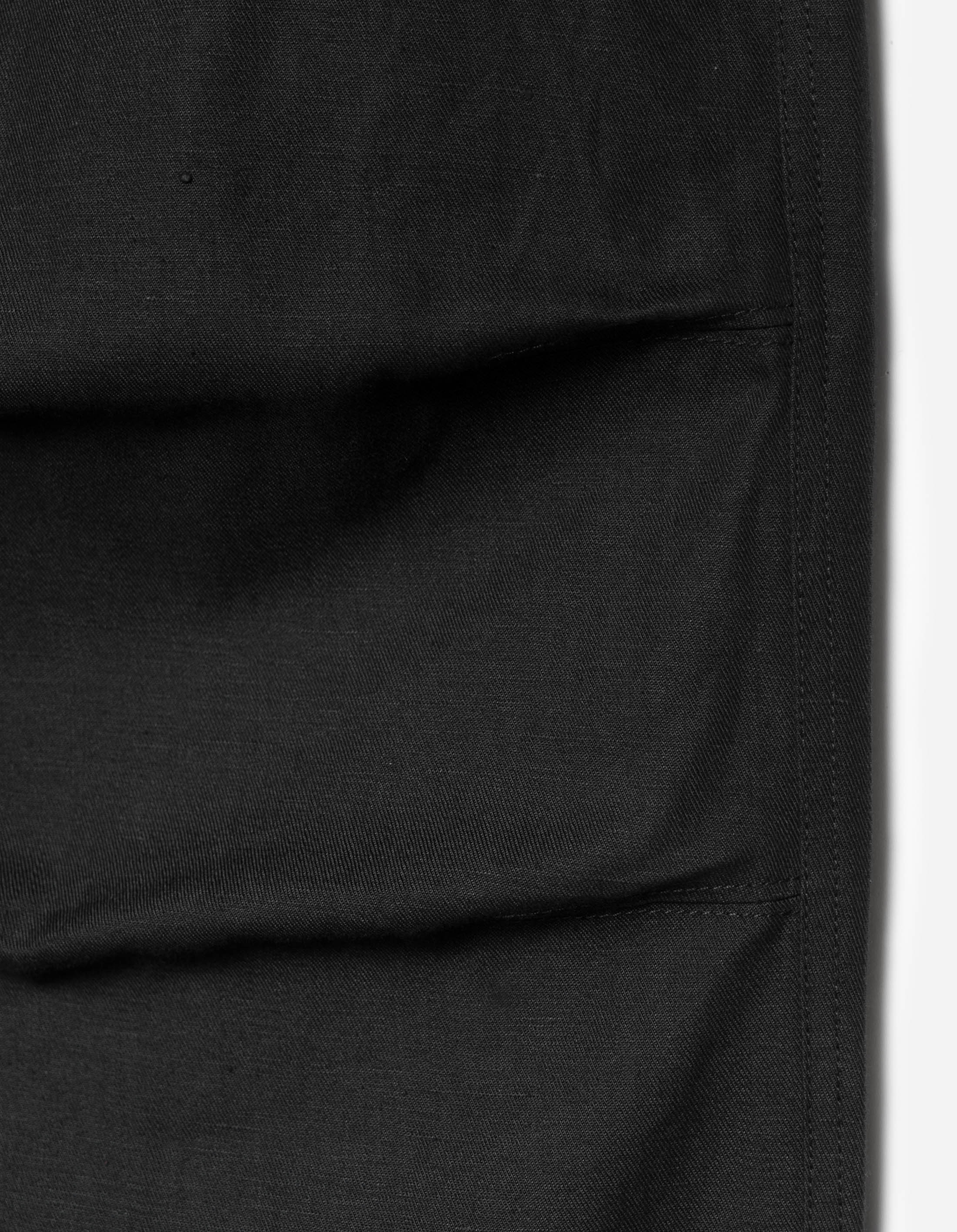 Sashiko Bonsai Track Pants for Men - Black Japanese Style Joggers with Elastic Waistband - Perfect for Yoga, Gym Workouts & Casual Wear