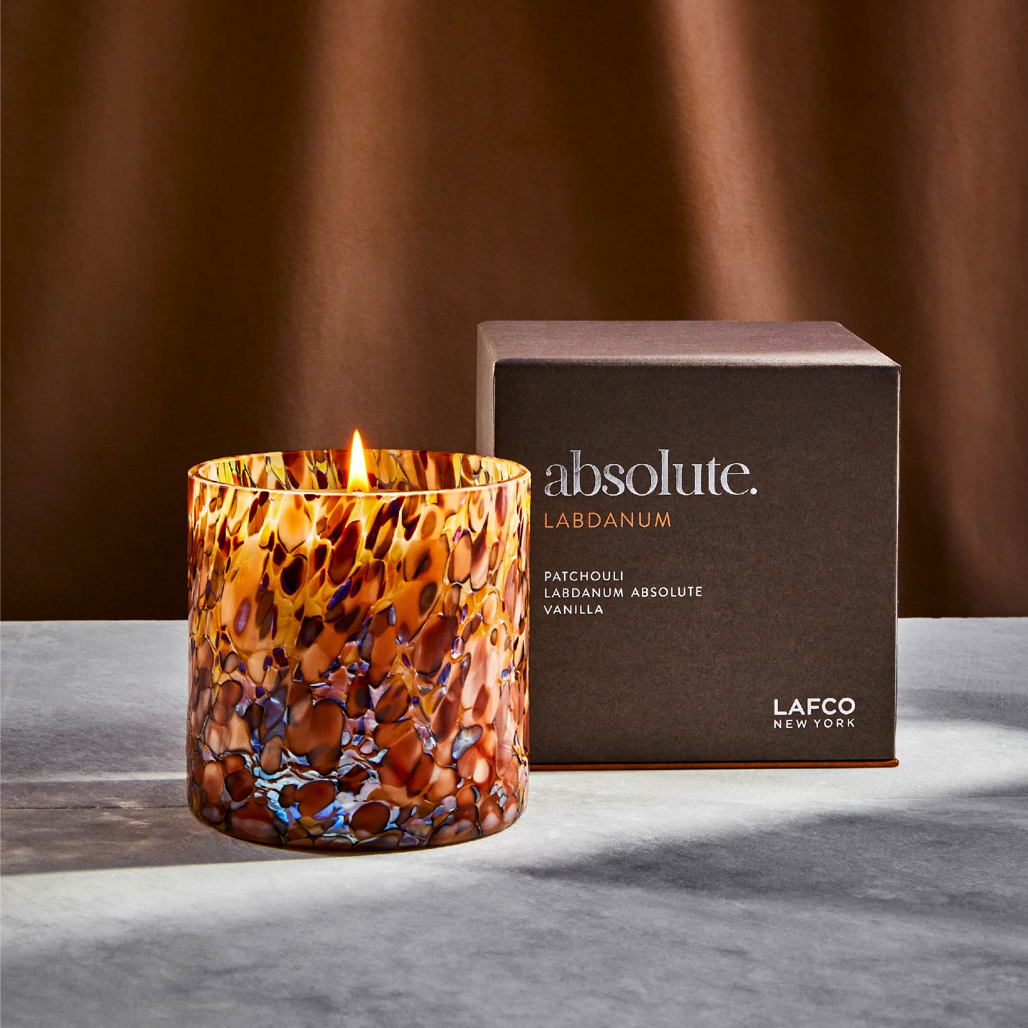 Premium Labdanum Absolute Scented Candle - 100% Natural Aromatherapy Candle for Relaxation, Meditation & Home Fragrance - Perfect for Spa, Yoga & Romantic Ambiance