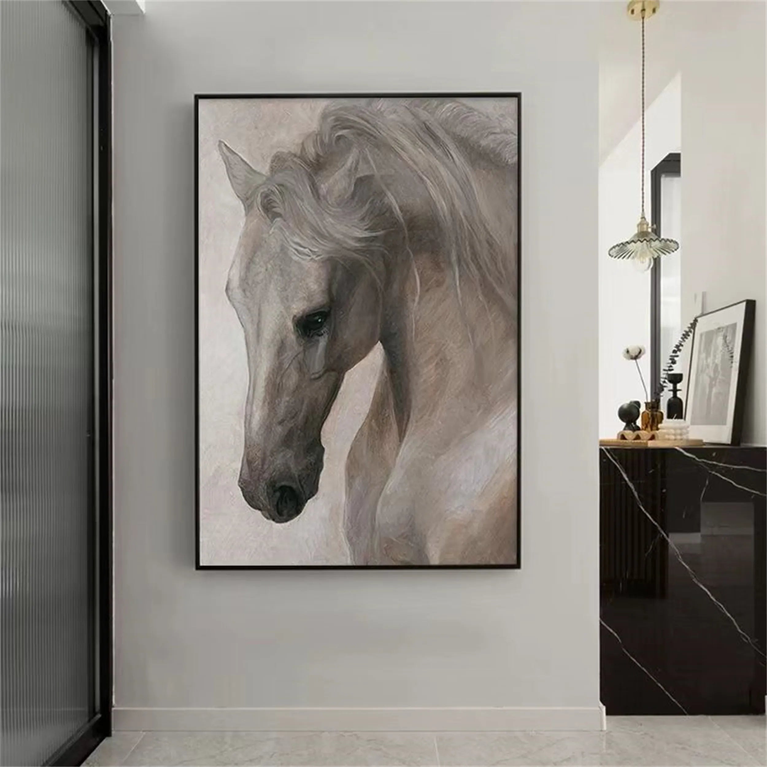 Animal Art Painting #AP022 - Handmade Canvas Wall Decor for Living Room, Bedroom & Office