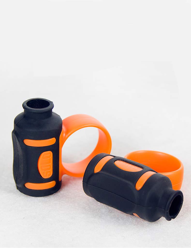 SD-10 Drumstick Control Aid - Professional Drumstick Grip Trainer for Drummers (5#, Black & Orange) - Improve Drumming Technique & Reduce Fatigue for Practice & Live Performances