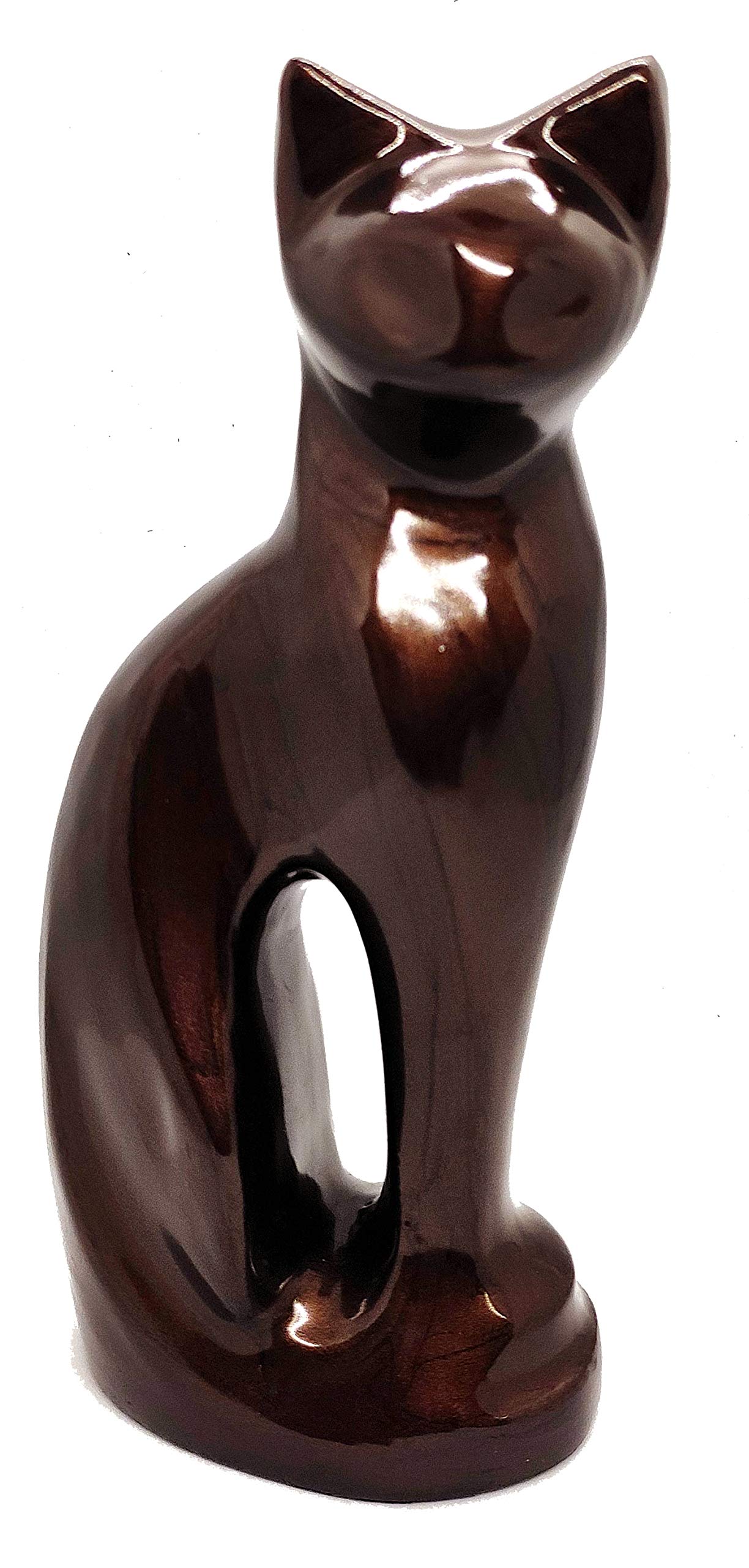Handcrafted Cat-Shaped Cremation Urn for Pets - Memorial Keepsake Container for Ashes - Perfect for Home Memorials & Pet Loss Remembrance