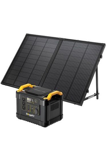 BougeRV 1100W Portable Power Station with AC Outlet - Emergency Backup Power for Camping, Home Use & Outdoor Adventures