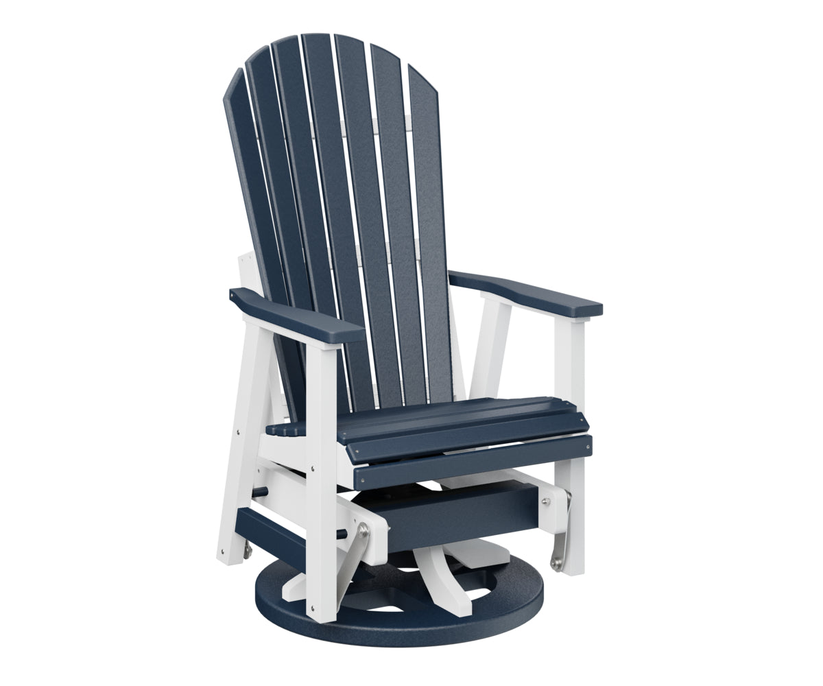 Navy Blue on White