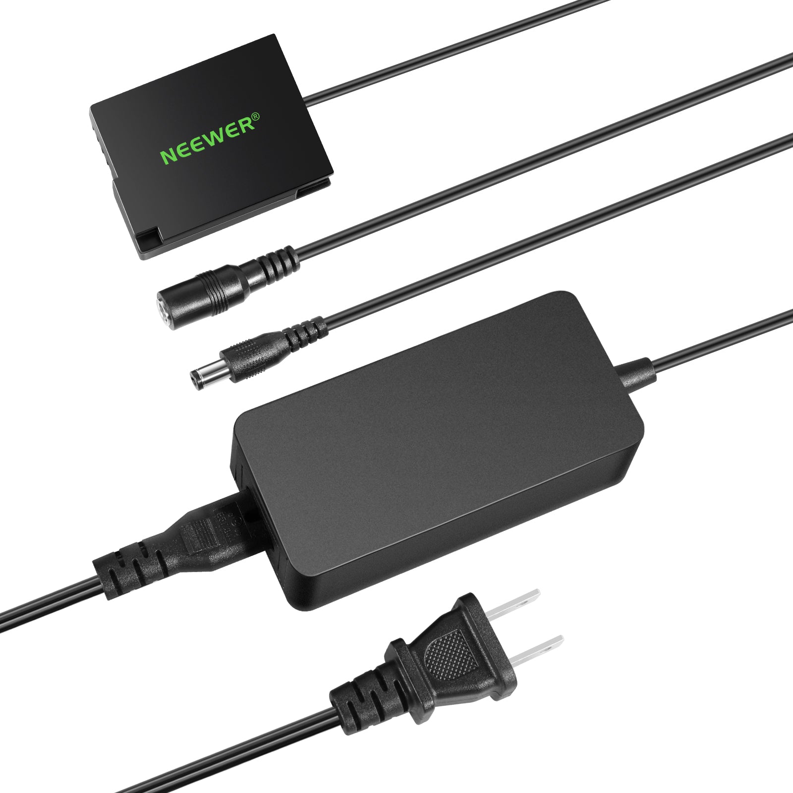 NEEWER DMW BLC12 Dummy Battery Coupler Kit for Canon Cameras - AC Power Adapter Replacement for Continuous Shooting & Video Recording - Perfect for Studio, Live Streaming & Photography Sessions