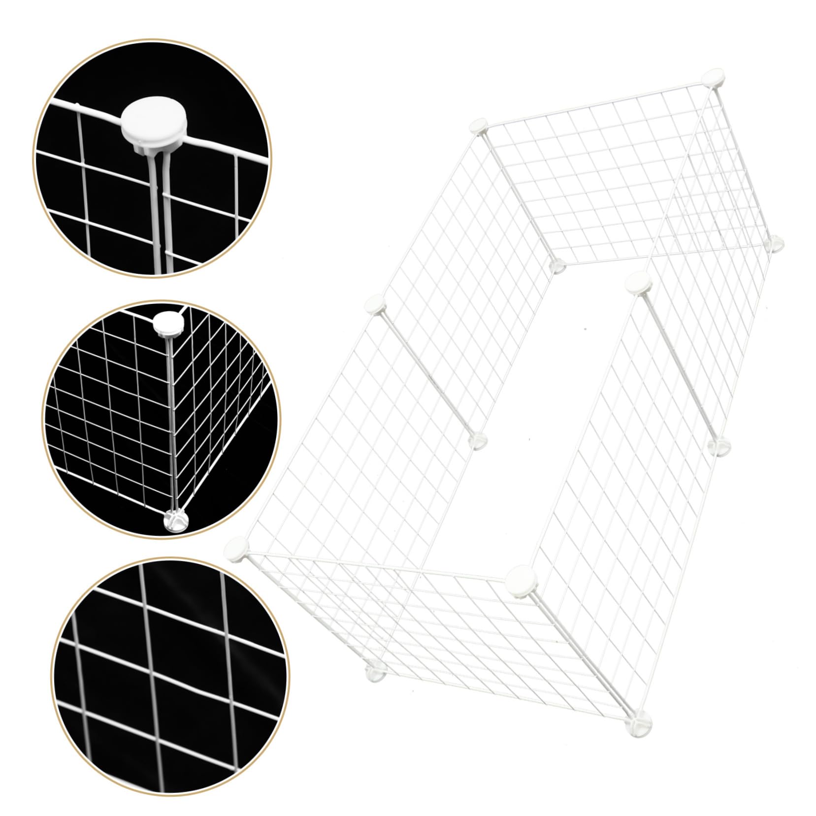 Balacoo DIY Metal Pet Cage - Breathable Dog Kennel & Cat Playpen for Home Decor & Play