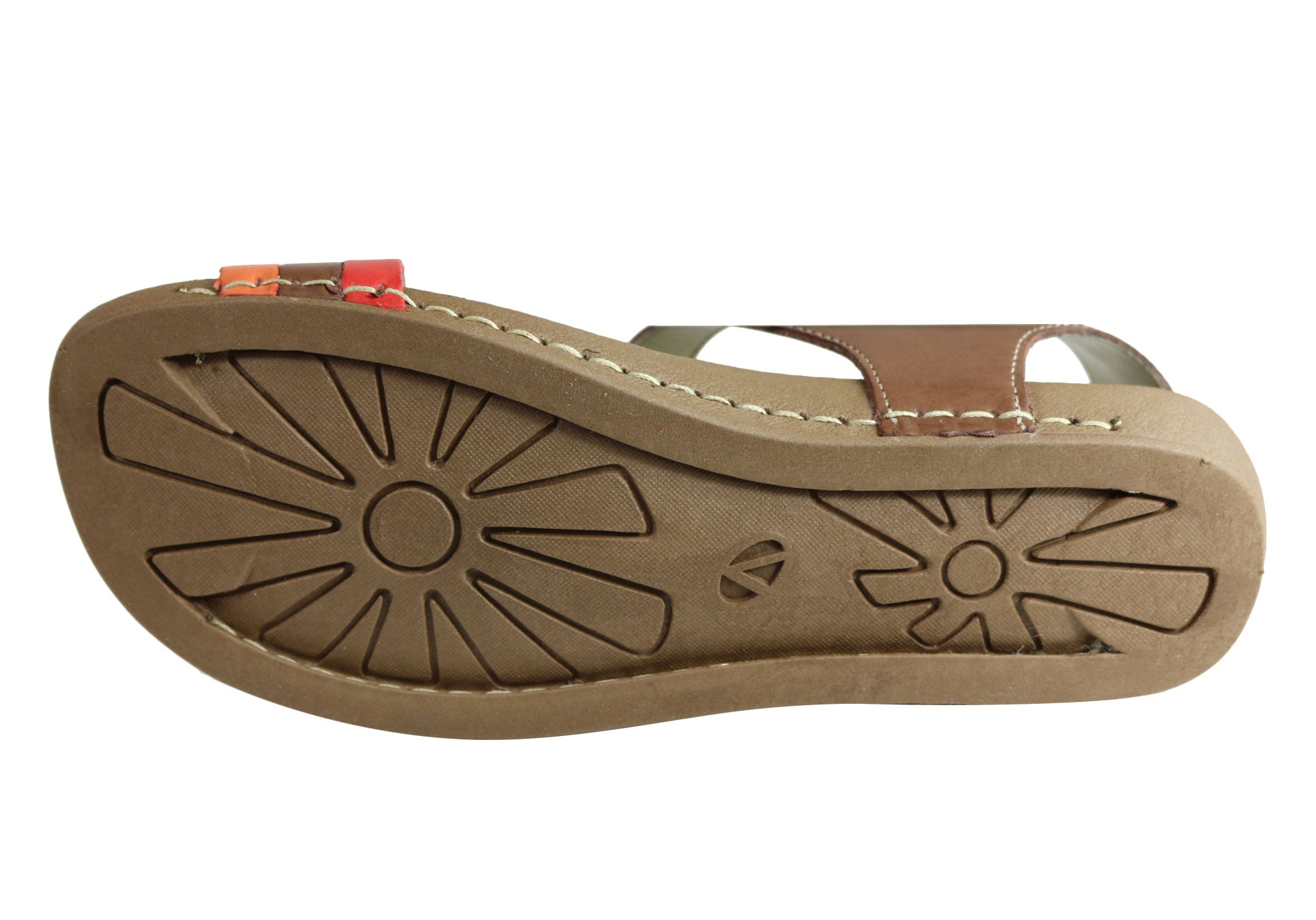 Andacco Canni Women's Comfortable Flat Leather Sandals - Handmade in Brazil - Perfect for Beach, Vacation & Summer Outfits