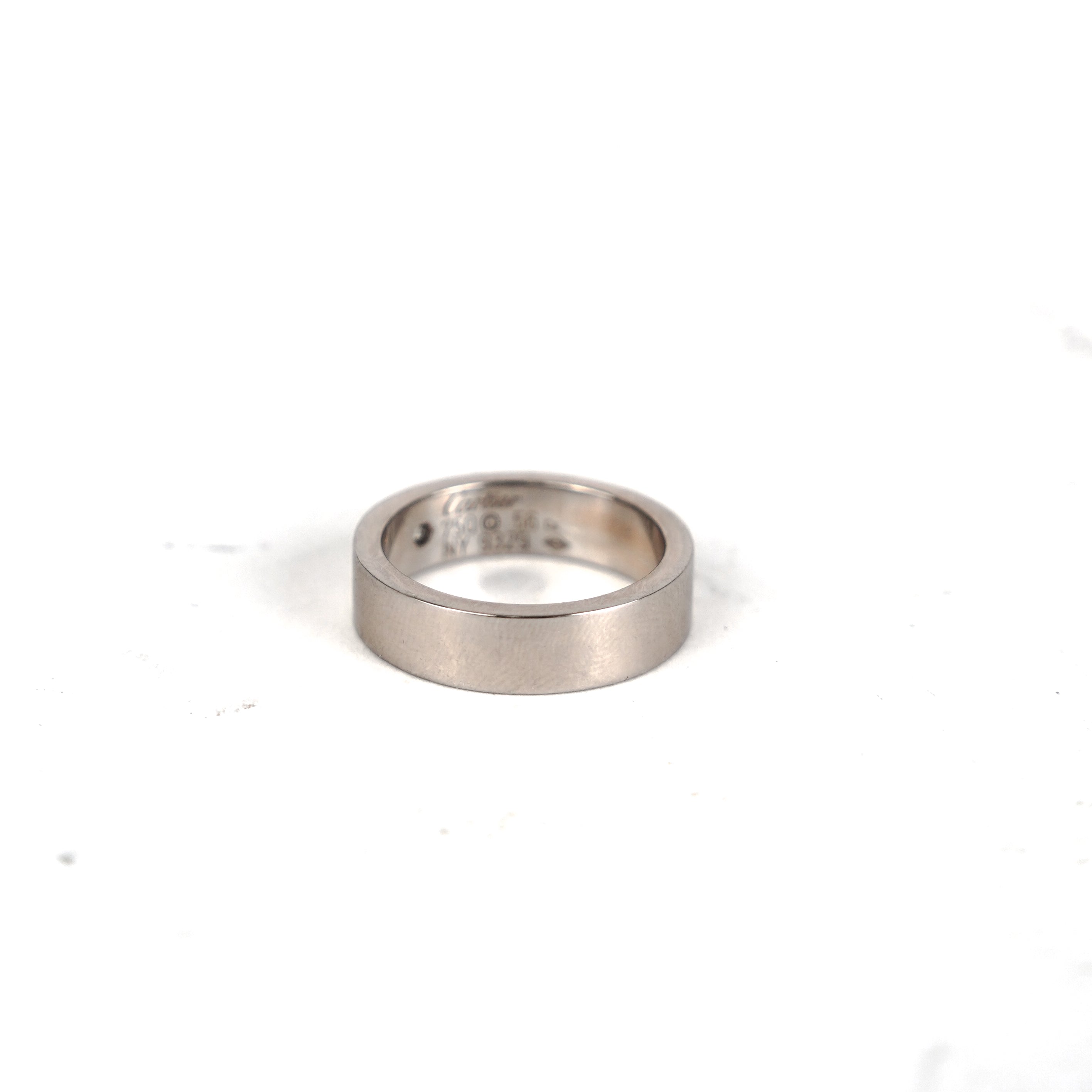 Cartier Love Ring 18K White Gold Size 56 - Luxury Wedding Band for Women & Men, Perfect for Anniversaries & Engagements