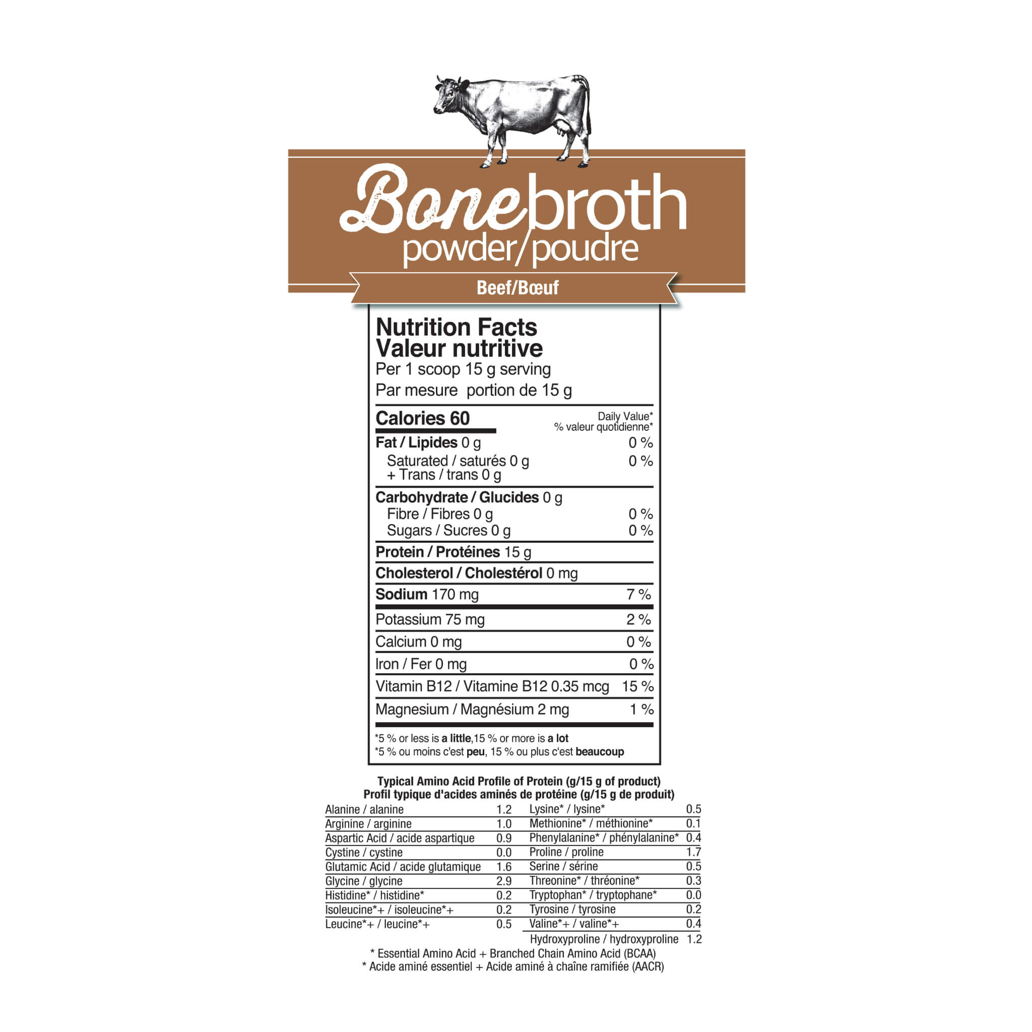 Grass-Fed Beef Bone Broth Protein Powder - Collagen Rich Supplement for Gut Health & Joint Support - Ideal for Keto, Paleo Diets & Post-Workout Recovery