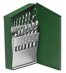 Premium CRL 15-Piece Fractional Drill Bit Set (1/16