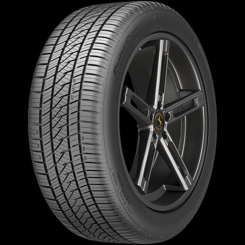 Continental PureContact LS 87V All-Season Performance Tire - 195/55R16 for Sedans & Compact Cars - Smooth Ride & Wet Traction for Daily Commuting & Highway Driving